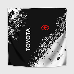 Скатерть для стола Тойота: следы от шин, цвет: 3D-принт