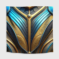 Скатерть для стола Объемная футуристичная объемная текстура из кожи, цвет: 3D-принт