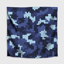 Скатерть для стола Пиксельный камуфляж текстура, цвет: 3D-принт