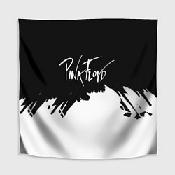 Скатерть для стола Pink Floyd белые краски, цвет: 3D-принт