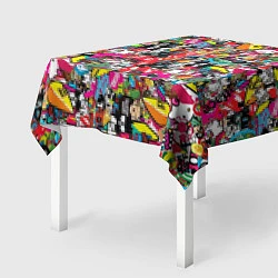 Скатерть для стола Стикербомбинг, цвет: 3D-принт — фото 2