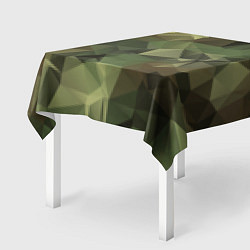 Скатерть для стола Полигональный камуфляж, цвет: 3D-принт — фото 2