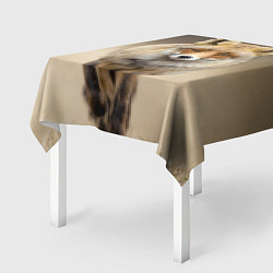 Скатерть для стола Бегущая лисица, цвет: 3D-принт — фото 2