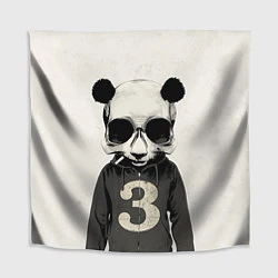 Скатерть для стола Скелет панды, цвет: 3D-принт