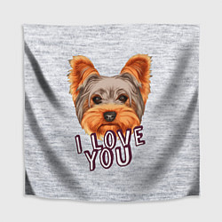 Скатерть для стола Йоркширский терьер, цвет: 3D-принт