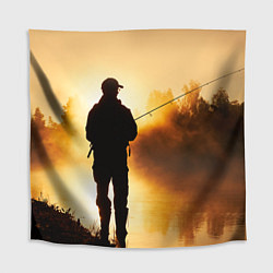 Скатерть для стола Вечерний рыбак, цвет: 3D-принт