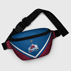 Поясная сумка NHL: Colorado Avalanche, цвет: 3D-принт — фото 2