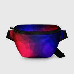 Поясная сумка Red&Blue, цвет: 3D-принт
