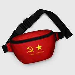 Поясная сумка СССР и Вьетнам, цвет: 3D-принт — фото 2