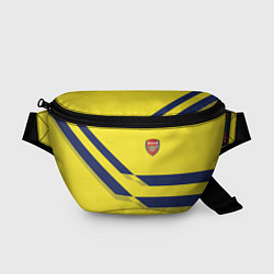 Поясная сумка Arsenal FC: Yellow style, цвет: 3D-принт
