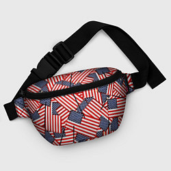 Поясная сумка Америка, цвет: 3D-принт — фото 2