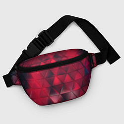 Поясная сумка Dark Red, цвет: 3D-принт — фото 2