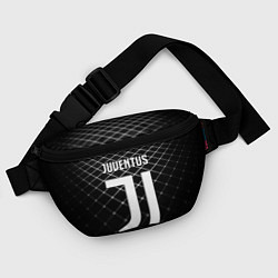 Поясная сумка FC Juventus: Black Lines, цвет: 3D-принт — фото 2