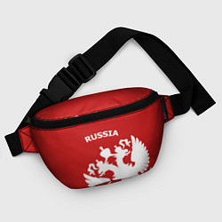 Поясная сумка Russia: Red & White, цвет: 3D-принт — фото 2