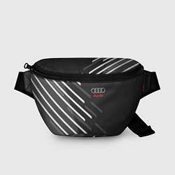 Поясная сумка Audi: White Rays, цвет: 3D-принт