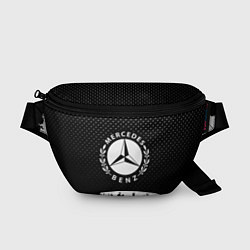 Поясная сумка Mercedes-Benz: Black Side, цвет: 3D-принт