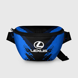 Поясная сумка Lexus: Blue Anger, цвет: 3D-принт
