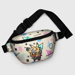 Поясная сумка Pikachu Geometry, цвет: 3D-принт — фото 2