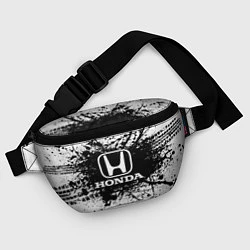 Поясная сумка Honda: Black Spray, цвет: 3D-принт — фото 2