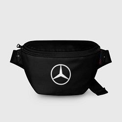 Поясная сумка Mercedes: Black Abstract, цвет: 3D-принт