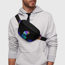 Поясная сумка Muse: Neon Flower, цвет: 3D-принт — фото 2