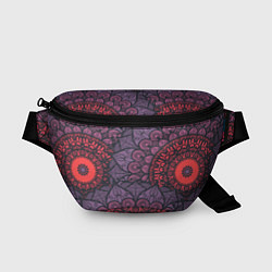 Поясная сумка Dark Mandala, цвет: 3D-принт
