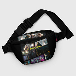 Поясная сумка Cyberpunk 2077: Stories, цвет: 3D-принт — фото 2