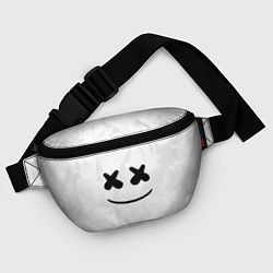 Поясная сумка Marshmello: White Face, цвет: 3D-принт — фото 2