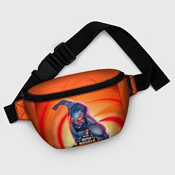 Поясная сумка Fortnite: OMEGA, цвет: 3D-принт — фото 2