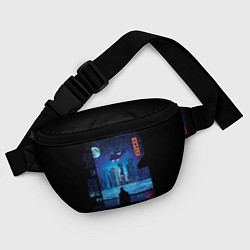 Поясная сумка Blade Runner: Dark Night, цвет: 3D-принт — фото 2