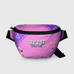 Поясная сумка BTS: Retro Style, цвет: 3D-принт