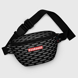 Поясная сумка Esskeetit: Black Style, цвет: 3D-принт — фото 2