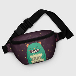Поясная сумка Monster: Hug me, цвет: 3D-принт — фото 2