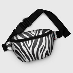 Поясная сумка Африканская зебра, цвет: 3D-принт — фото 2