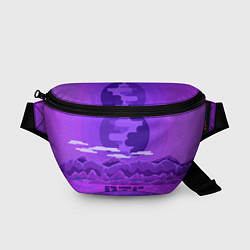 Поясная сумка BTS: Violet Mountains, цвет: 3D-принт