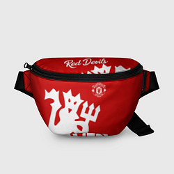 Поясная сумка Манчестер Юнайтед, цвет: 3D-принт