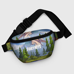 Поясная сумка Fortnite: Forest View, цвет: 3D-принт — фото 2
