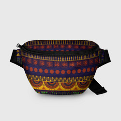 Поясная сумка Африканский узор, цвет: 3D-принт