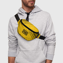 Поясная сумка PUBG: Yellow Trace, цвет: 3D-принт — фото 2