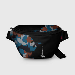 Поясная сумка Counter Strike: Camo Soldier, цвет: 3D-принт