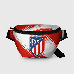 Поясная сумка ФК Атлетико Мадрид цвета 3D-принт — фото 1
