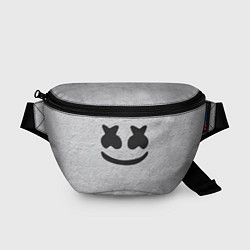 Поясная сумка Marshmello: Grey Face, цвет: 3D-принт