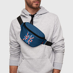 Поясная сумка London: Great Britain, цвет: 3D-принт — фото 2