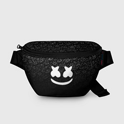 Поясная сумка Marshmello Black, цвет: 3D-принт