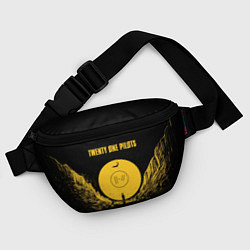 Поясная сумка Twenty One Pilots: Yellow Moon, цвет: 3D-принт — фото 2