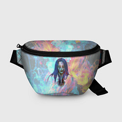 Поясная сумка Billie Eilish Dark, цвет: 3D-принт