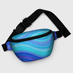 Поясная сумка Абстракция волны, цвет: 3D-принт — фото 2
