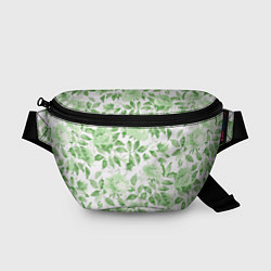 Поясная сумка Пышная растительность, цвет: 3D-принт