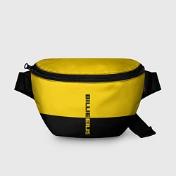 Поясная сумка BILLIE EILISH: Yellow & Black, цвет: 3D-принт