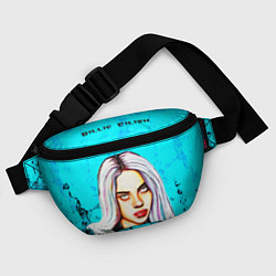 Поясная сумка BILLIE EILISH: Fan Art, цвет: 3D-принт — фото 2